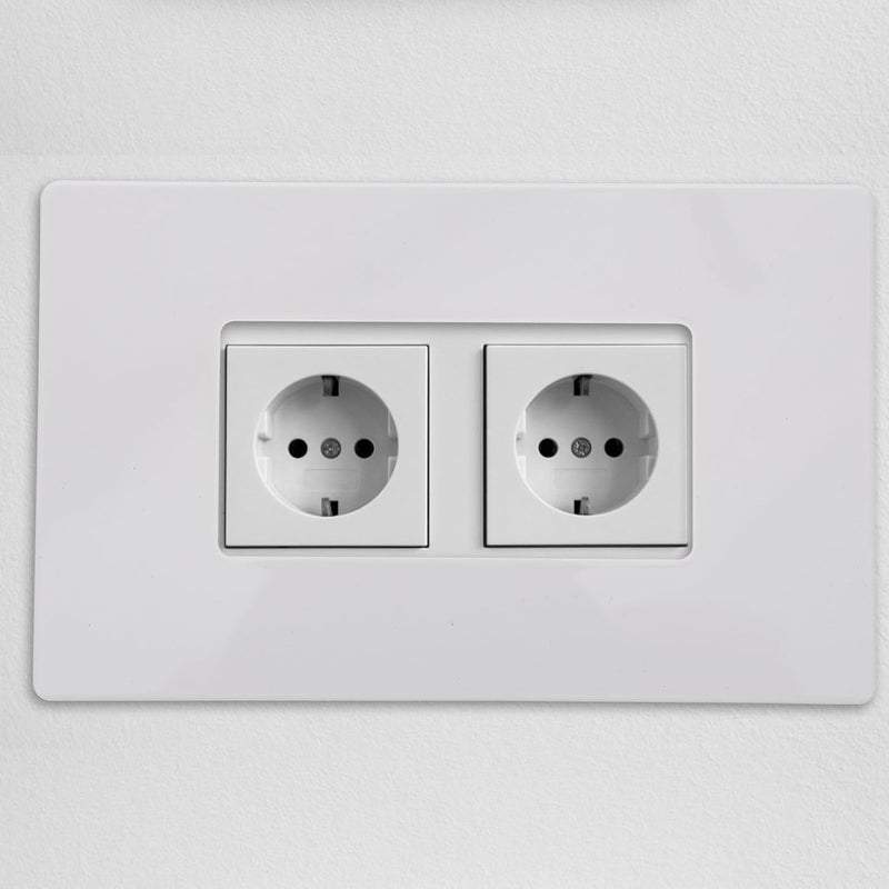 4pcs US Standard Toggle Wall Plate Outlet Cover, Single Gang Electrical Wall Outlet Cover for Home, Screwless Protective Light Switch Plate - Image 3