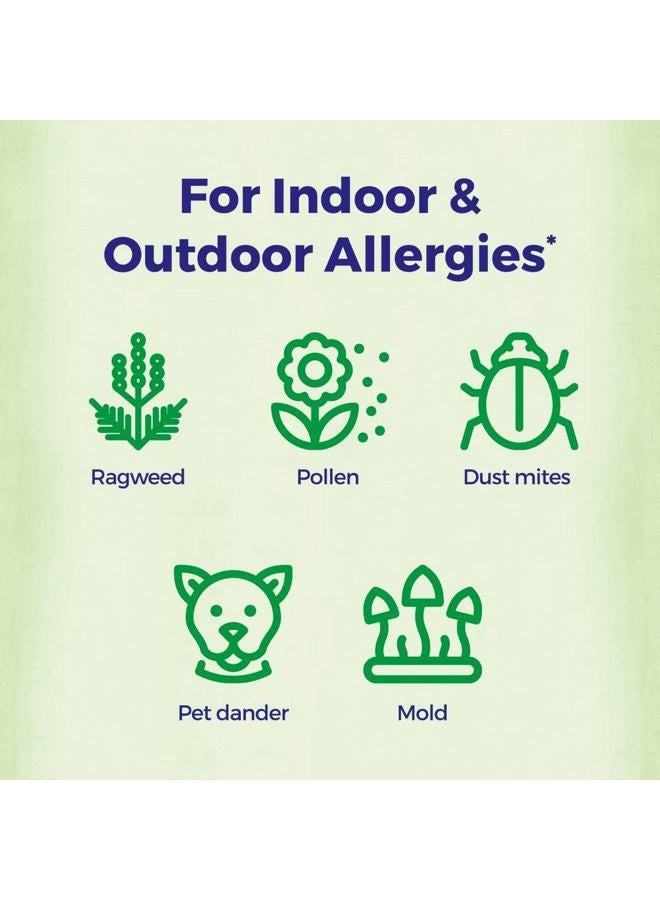 Boiron أليجيكال مهدئ للحساسية أثناء التنقل (6 أنابيب) لتخفيف أعراض الحساسية وحمى القش من العطس، وسيلان الأنف، وحكة العينين أو الحلق - 6 أنابيب خضراء (480 حبة) - Image 3