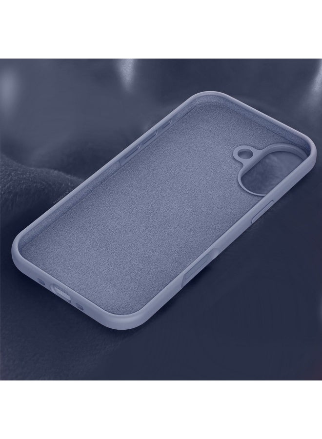 2 Packs Silicone Protective Phone Case for iPhone 17 - Soft Anti-Scratch Microfiber Lining Ultra Slim Drop Protection Phone Cover with Privacy Screen Protector - Pastel Purple - Image 5