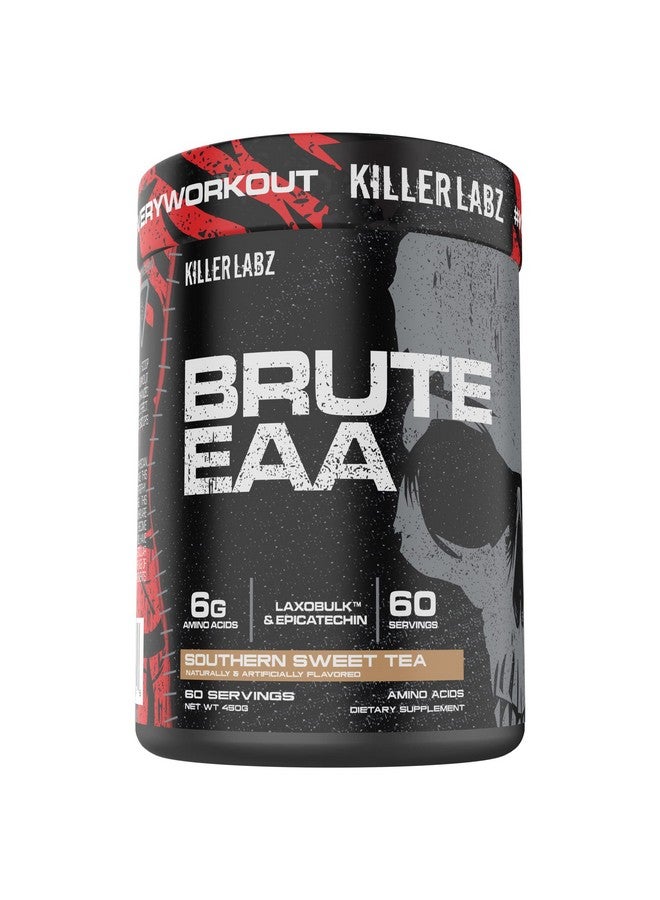 KILLER LABZ كِلر لابز برُوت EAA أحماض أمينية متفرعة وأساسية | 6 جرام من الأحماض لتسريع التعافي وزيادة الكتلة العضلية 60 حصة (شاي حلو جنوبي) - Image 1