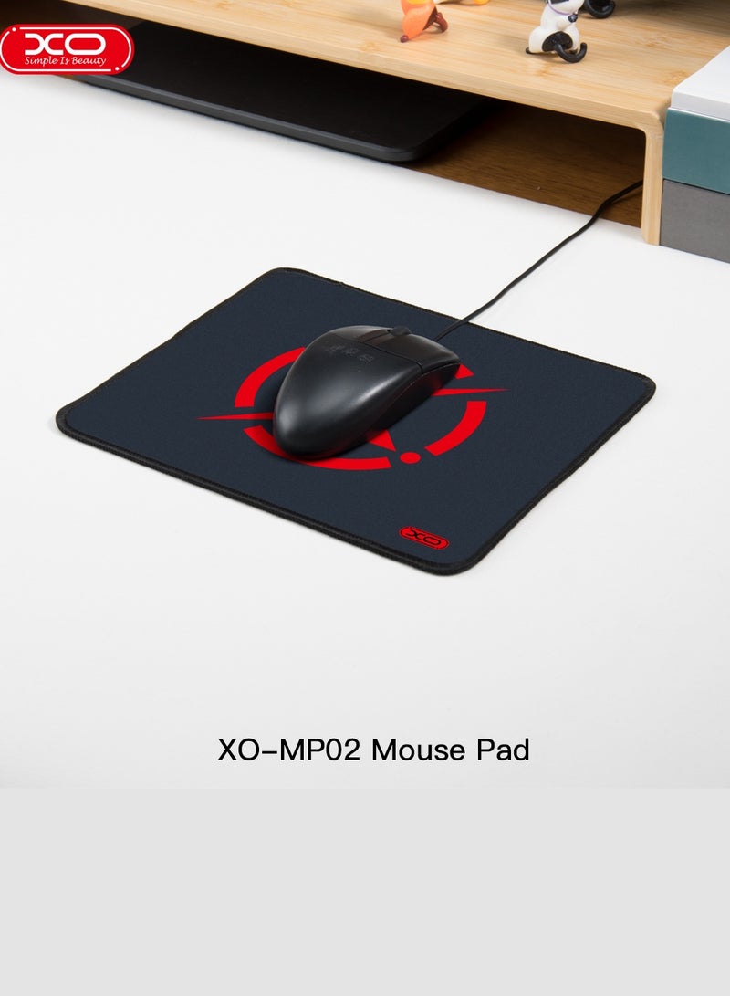 XO MP02 Gaming Mouse Pad Non Slip Rubber Base with Stitched Edges - Image 2