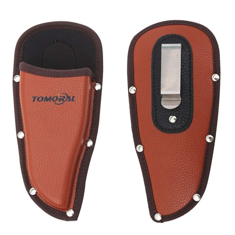 TOMORAL Pruner Holster Pruning Shears Hanging Pouch PU Leather Pliers Pruner Holder for Hand Pruner, Garden Shears,Clippers - Image 1