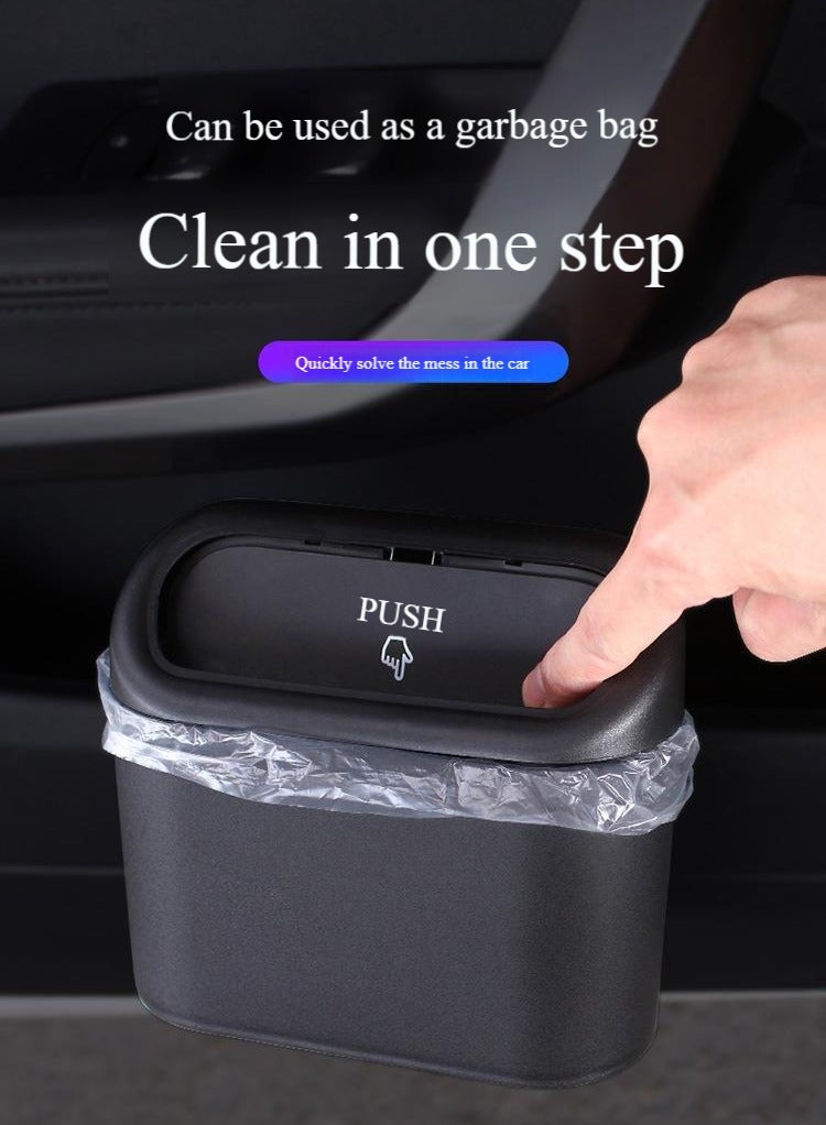 Small Garbage Bag Mini Garbage Bag Small Garbage Bag Disposable Garbage Can Liner For Car Trash Can Bathroom Bedroom Home Kitchen Office 4 Rolls (Random Color)  - Image 4