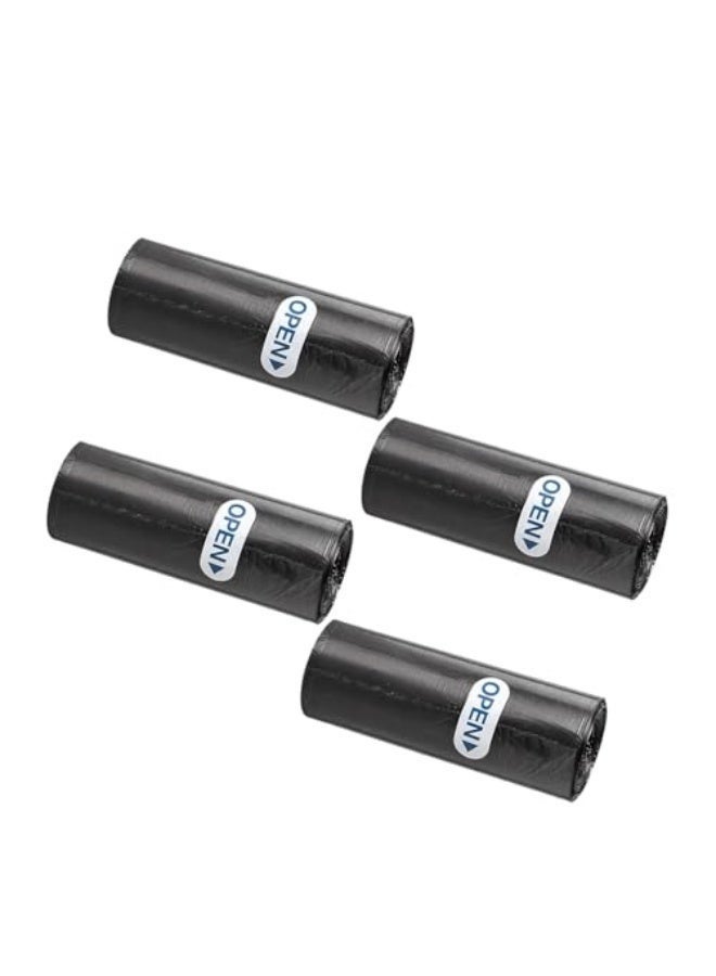 Small Garbage Bag Mini Garbage Bag Small Garbage Bag Disposable Garbage Can Liner For Car Trash Can Bathroom Bedroom Home Kitchen Office 4 Rolls (Random Color) - Image 1