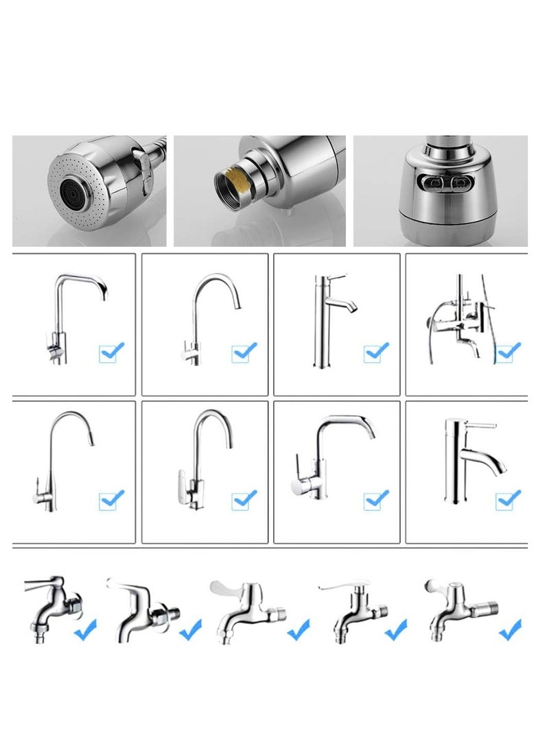 360°Swivel Sink Faucet Sprayer Head Replacement for Kitchen Water Saving Faucet for Bathroom Kitchen - Image 2