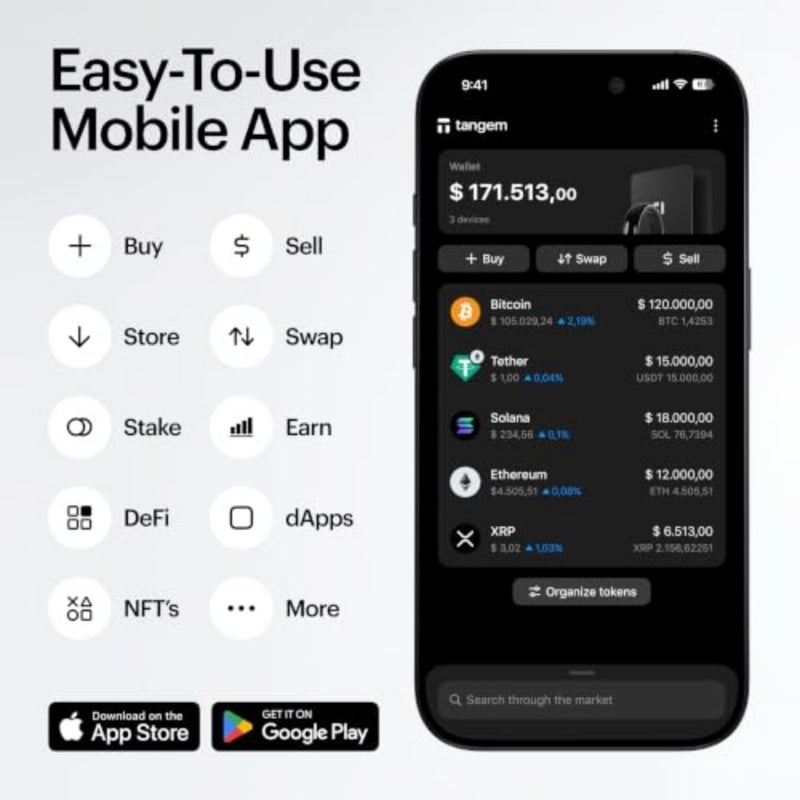 محفظة أجهزة التخزين البارد NFC القابلة للارتداء، محفظة أصول رقمية خالية من البذور، EAL6+ عنصر آمن مقاوم للماء، بدون بطارية مع بطاقتين احتياطيتين مقاس 8 - Image 4