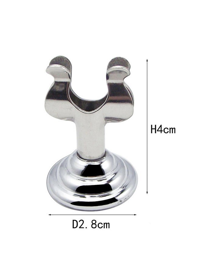 Set Of 9 Pcs Metal Table Number Card Holder Silver 2.8 x 4centimeter - Image 3