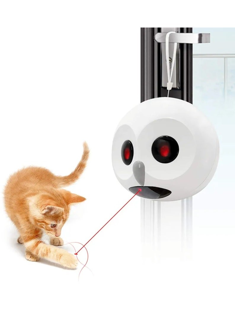 A.M Automatic Cat Laser Toy,Electric Random Rotating Laser Pointer Cat Toy for Indoor Cats,Smart Pet Toy Multiple Applications,Cat Laser Toy with Off Timer Setting Pet Funny Toy - Image 2