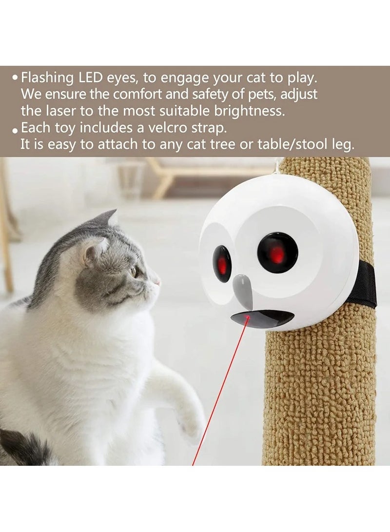 A.M Automatic Cat Laser Toy,Electric Random Rotating Laser Pointer Cat Toy for Indoor Cats,Smart Pet Toy Multiple Applications,Cat Laser Toy with Off Timer Setting Pet Funny Toy - Image 3