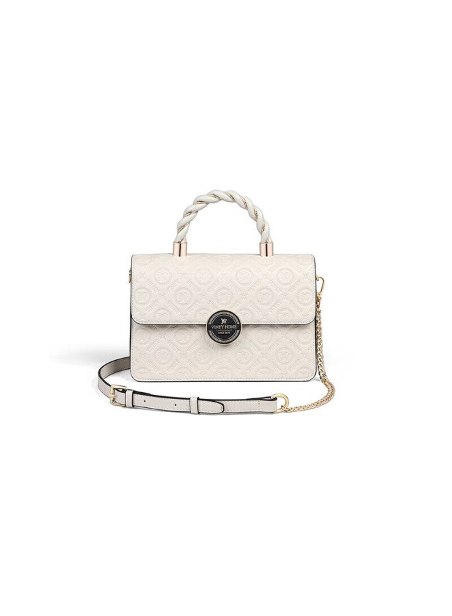 Viney Cowhide Crossbody Bag Women'S Small Square Bag Stylish Single Shoulder Chain Bag Birthday Gift High-End Feeling For Girlfriend Wife - Image 2