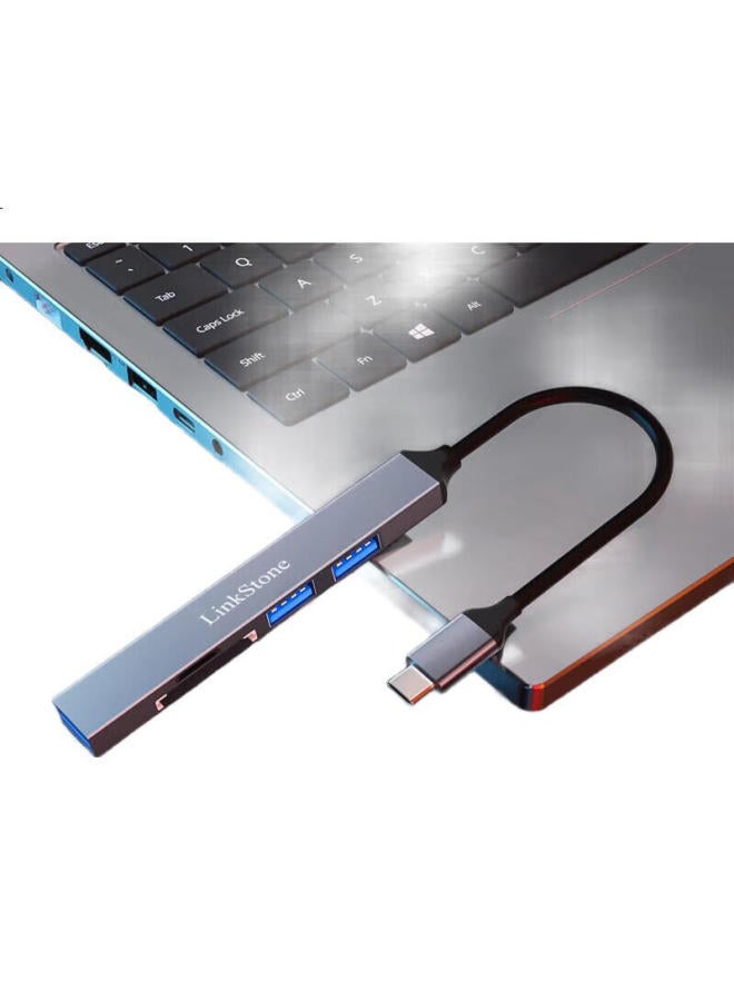 Linkstone Liantuo Type-C Card Reader, Usb Multi-In Sd Card Tf Memory Card Usb High-Speed Hub, Multifunctional Expansion Dock, Suitable For Cameras, Phones, Computers, Drones, C345M - Image 3