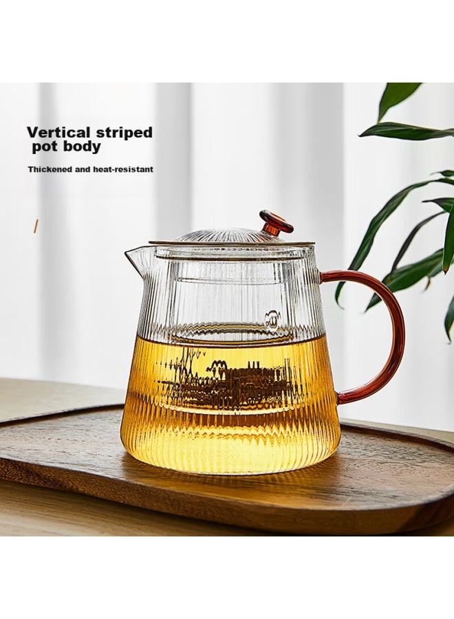 Yihutea Glass Teapot, Tea Set, Tea Infuser, Tea Ceremony Cup, Thickened Filter, Tea Brewing, Water Separation, High Temperature Resistant, Tea Maker - Image 4