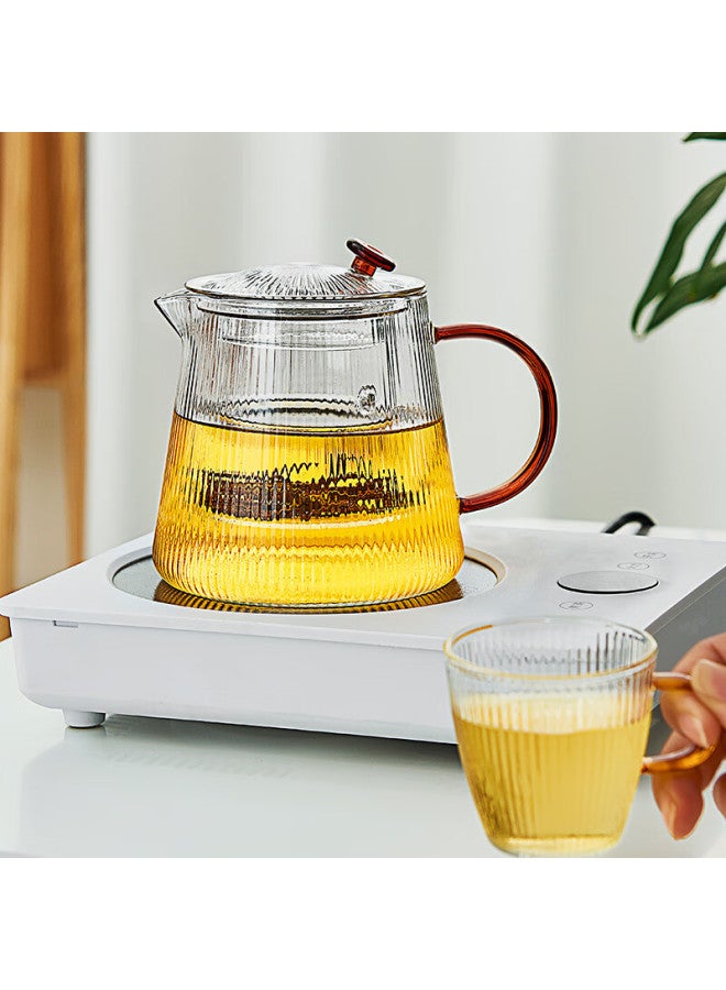 Yihutea Glass Teapot, Tea Set, Tea Infuser, Tea Ceremony Cup, Thickened Filter, Tea Brewing, Water Separation, High Temperature Resistant, Tea Maker - Image 3