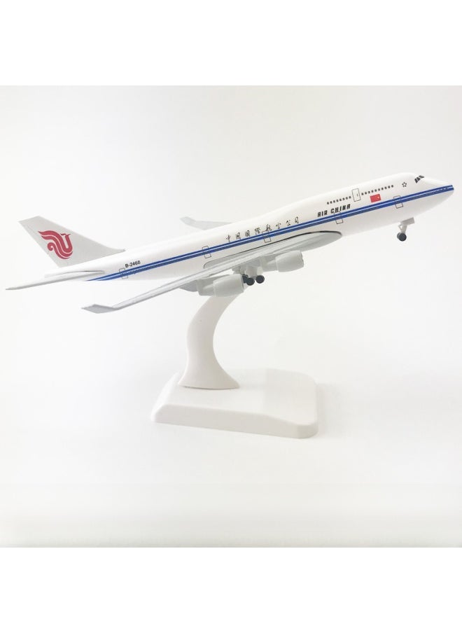 20cm Aircraft Model Alloy Solid Domestic And Foreign Major Aviation Boeing 737 Airbus 380 Ornaments Simulation Model-Color:20CM Feather Snake God B787  - Image 3