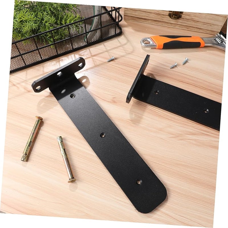 Heavy Duty Metal Brackets For Floating Shelves 2 Pack High Strength Wall Mount Support - Image 5