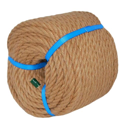 EOS- BUILDING TRUST Strong String Craft Feet Natural Thick Jute Hemp Rope (8 Mm, 20 Feet Length) - Image 2