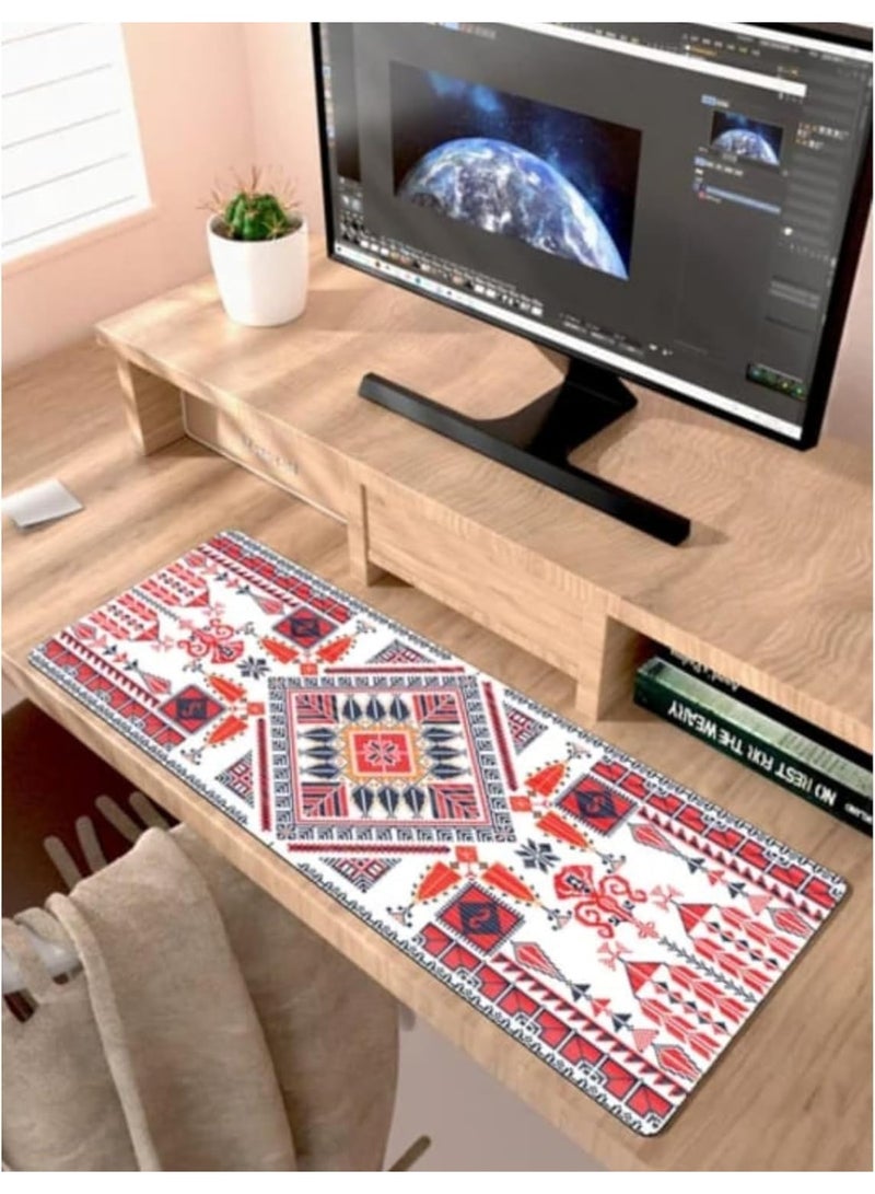 Large desktop mouse pad, waterproof gaming mouse pad, 800 x 300 x 3mm, 31.5 x 11.8 x 0.157 inches, gaming mouse pad, XXL desktop coffee pad, non slip desktop pad, XL gaming mouse pad, suitable for gaming, office, and home use  - Image 2