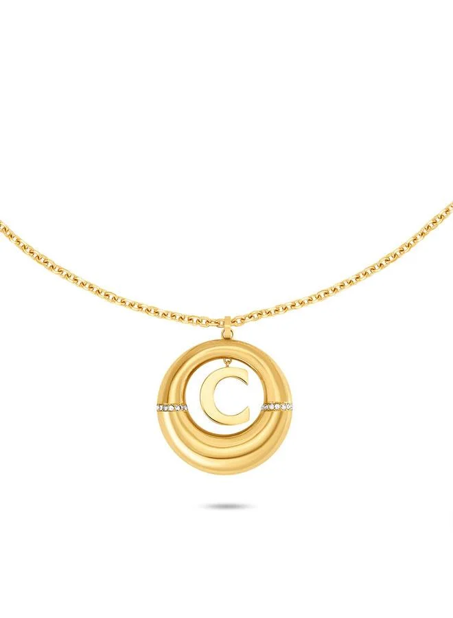 CERRUTI 1881 Valeria Gold Plated Stainless Steel Necklace for Women 700mm