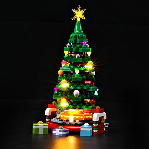 BRIKSMAX Led Lighting Kit for Christmas Tree  Compatible with Lego 40338 Building Blocks Model Not Include The Lego Set - Image 1