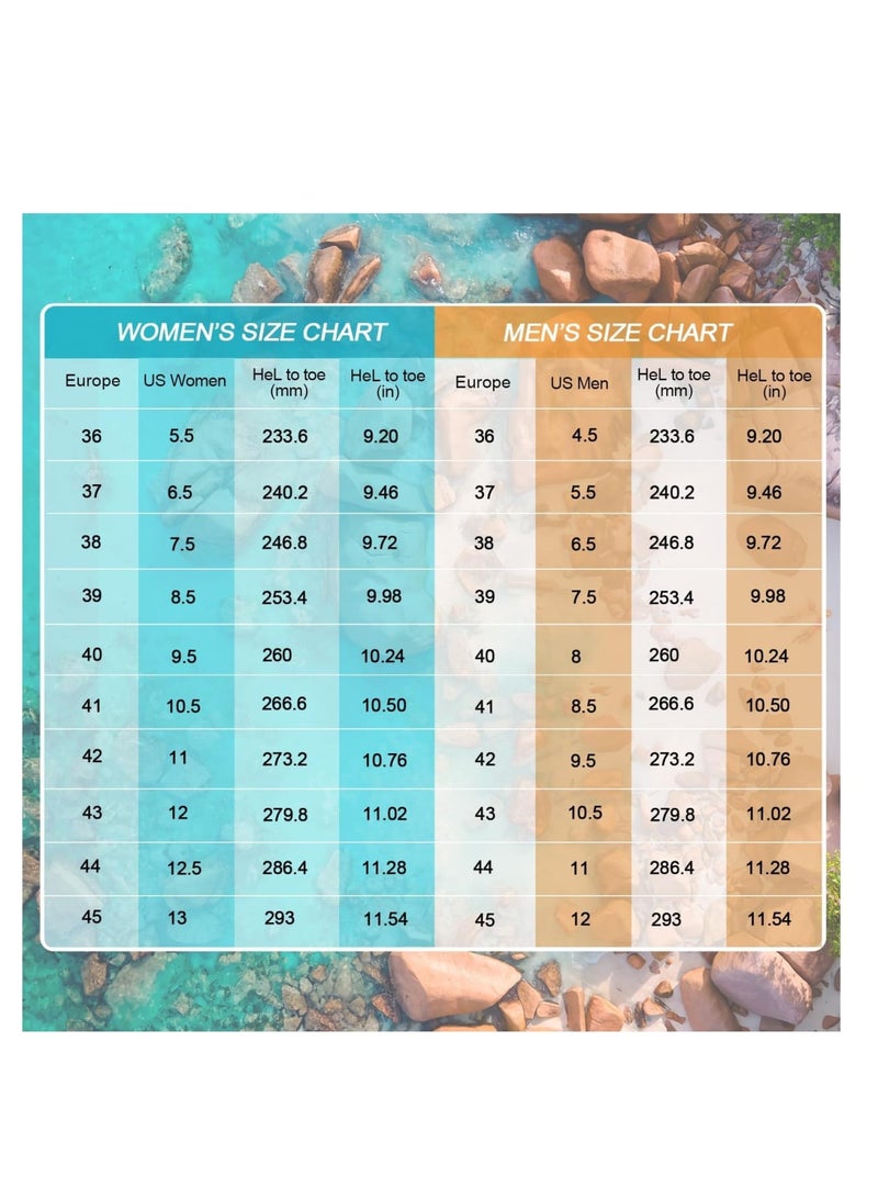 Zikra Water Shoes for Women Men, River Aqua Shoes, Quick Drying Sports Aqua Shoes, Water Shoes Beach Shoes, Aqua Swim Shoes, Barefoot Sport Quick-Dry Adult Swim Shoes, for Hiking Surfing Kayaking, 42 Size - Image 3