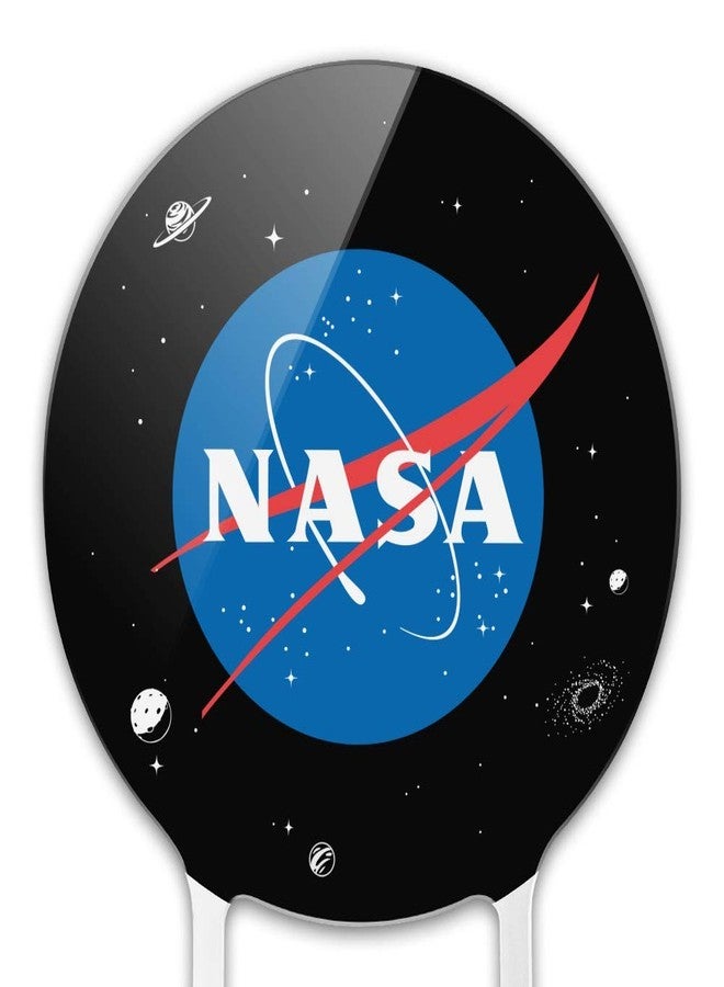 GRAPHICS & MORE Acrylic NASA Official Meatball Logo Cake Topper Party Decoration for Wedding Anniversary Birthday Graduation - Image 3