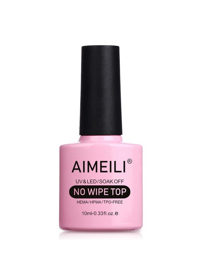 AIMEILI AIMEILI No Wipe Top Coat Soak Off U V LED Gel Nail Polish  - Image 1