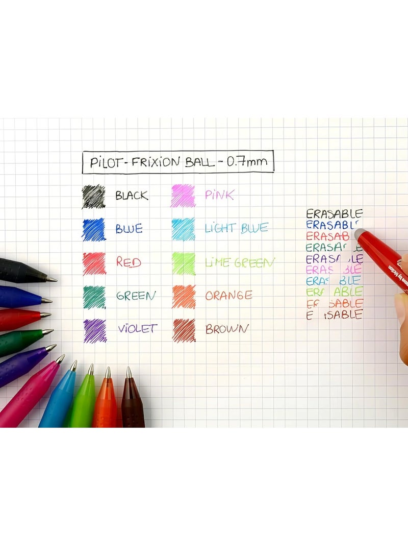 بايلوت قلم حبر جاف قابل للمسح من بايلوت فريكشن - أزرق مفرد - Image 5