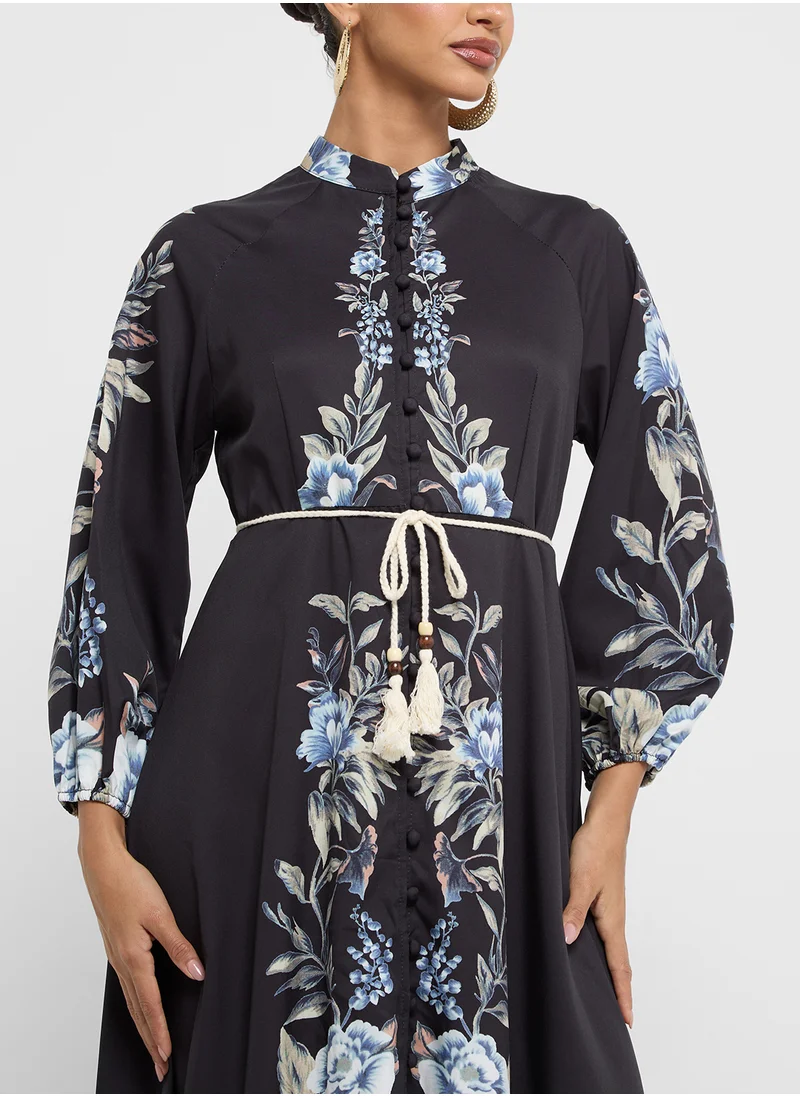 Khizana Floral Print Dress