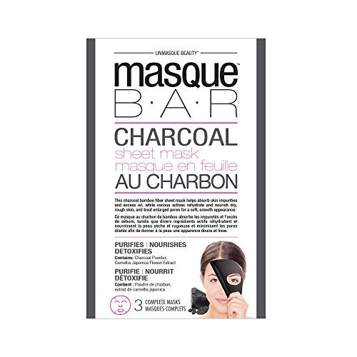 Masque Bar Charcoal Sheet Mask 3 Pack - Image 2