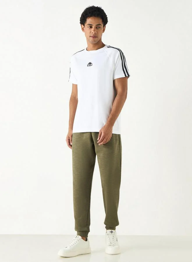 Kappa Kappa Logo Detail Joggers With Drawstring Closure And Pockets