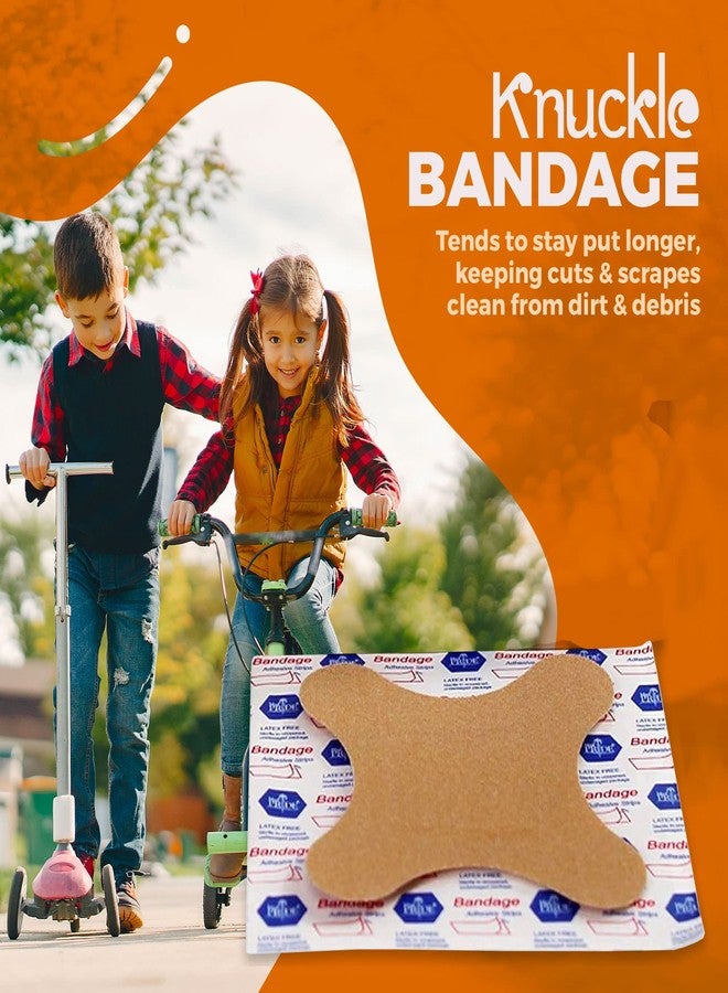 MEDca Flexible Knuckle Fabric Bandages - 50 Count Box of Flex Fabric Adhesive Bandages Knuckle Bandages for Finger Care and to Protect Wounds - Image 2