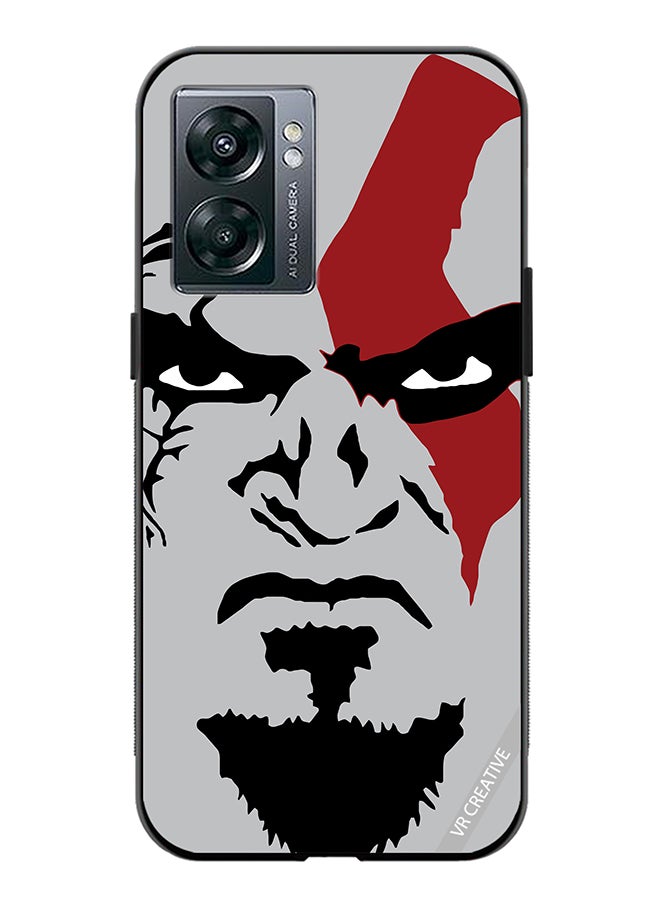 VR CREATIVE Protective Case Cover For Oppo A57 5G Face God Of War Design Multicolour - Image 1