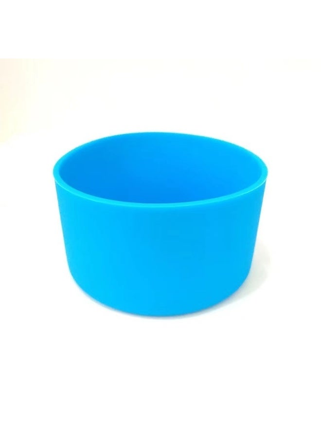 NIBEMINENT Silicone Sleeve Anti-Slip Heat-Resistant for Hydro FlaskSky Blue (7.5cm) Sky Blue (7.5cm) 
