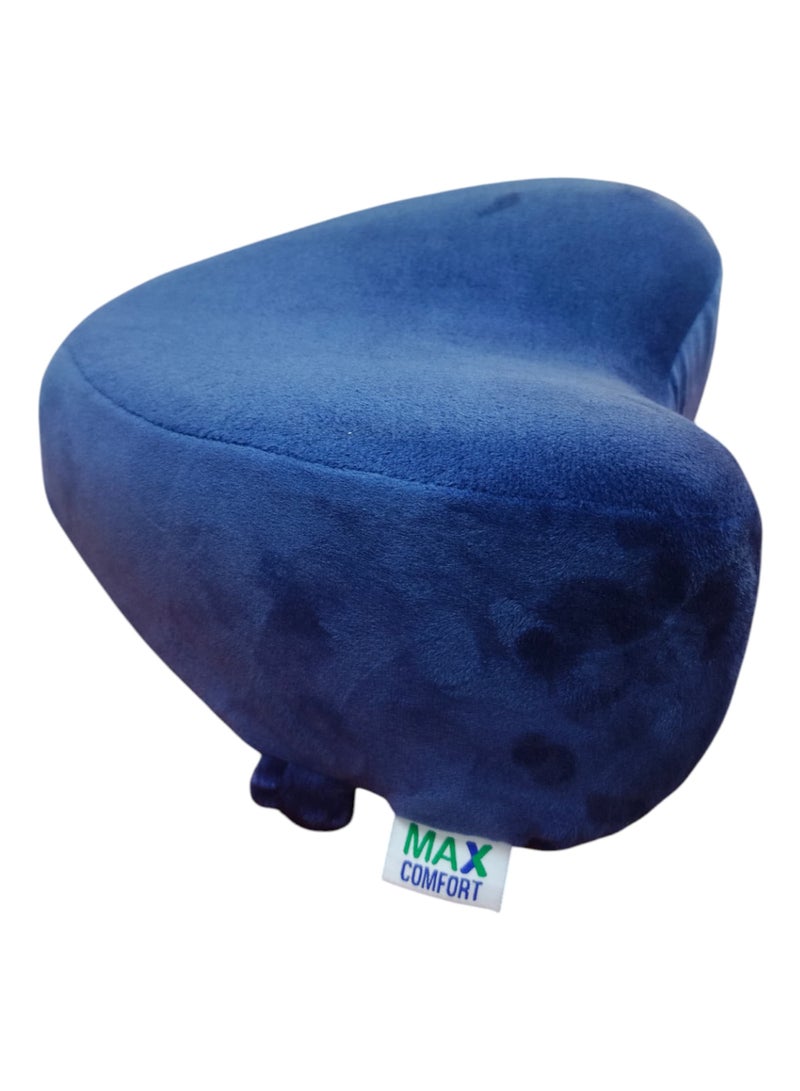 Max Comfort Knee Pillow for Leg Support During Sleeping Made of High Quality American Foam for Hip, Knee, Leg and Back Support to Relieve Pain for Pregnant Women and Side Sleepers with Washable Cover, Navy Blue  - Image 3