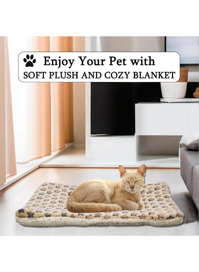 أن ان سي بيتس بطانية من الصوف للحيوانات الأليفة ذات وجهين من القطيفة، قابلة للتنفس، قابلة للغسل، وخفيفة الوزن، بطانية للحيوانات الأليفة بنمط نجمة لطيف، مريحة، قابلة للغسل، ناعمة ورقيقة، مناسبة للحيوانات الأليفة الصغيرة، 50 سم (أصفر) - Image 4