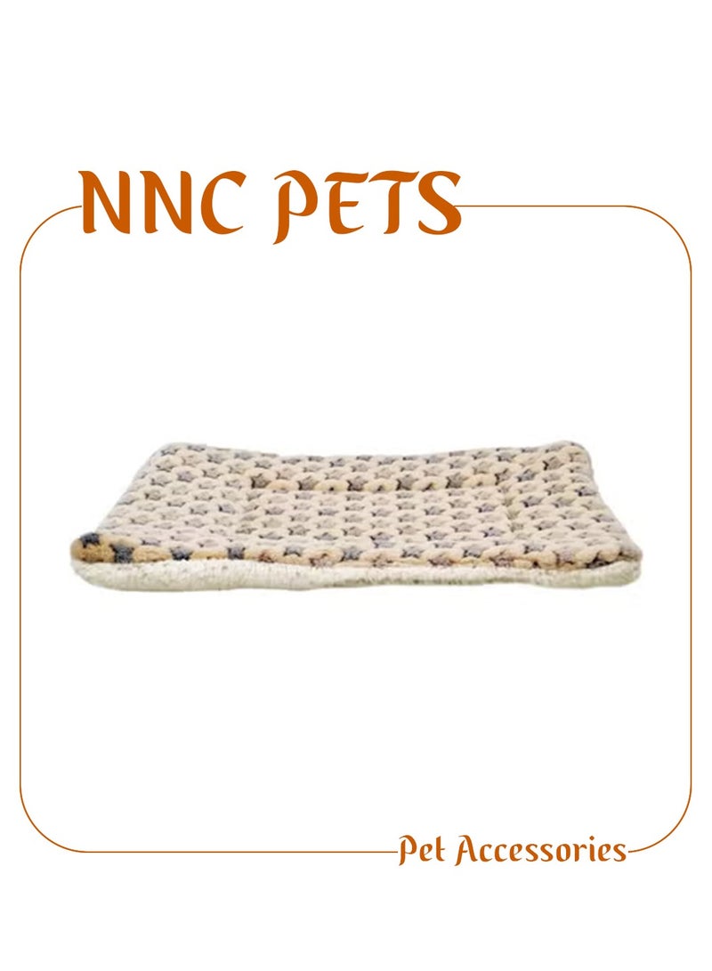 أن ان سي بيتس بطانية من الصوف للحيوانات الأليفة ذات وجهين من القطيفة، قابلة للتنفس، قابلة للغسل، وخفيفة الوزن، بطانية للحيوانات الأليفة بنمط نجمة لطيف، مريحة، قابلة للغسل، ناعمة ورقيقة، مناسبة للحيوانات الأليفة الصغيرة، 50 سم (أصفر) - Image 1