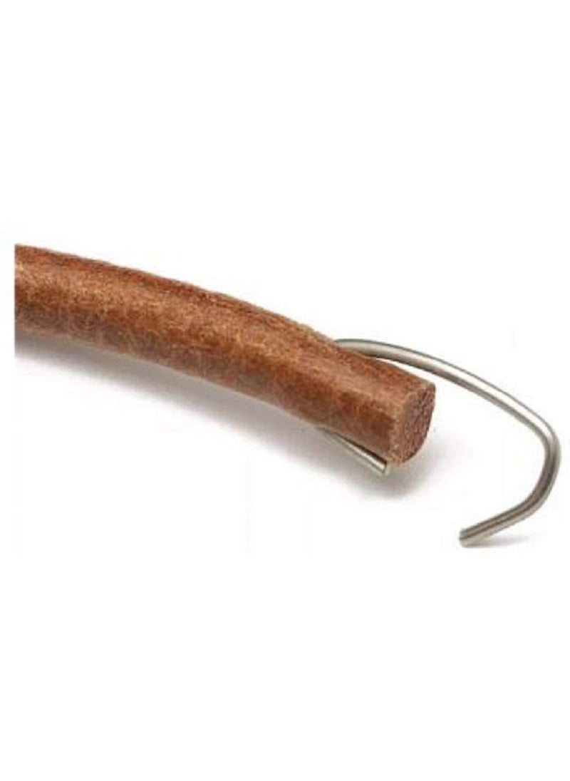 PMW Pmw Leather Treadle Belt for Sewing Machine with Metal Hook for Usha Singer Merit Brown 183cm  - Image 2