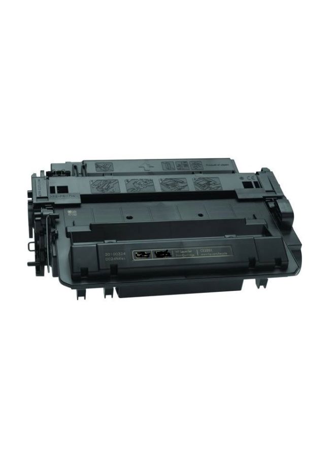 HP خرطوشة حبر أصلية لطابعة ليزر جيت طراز 55A أسود - Image 1