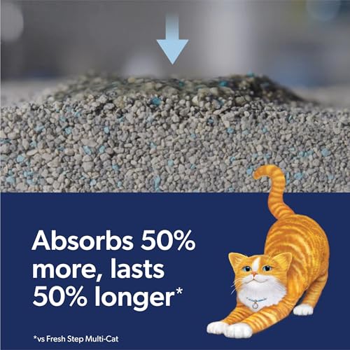 Fresh Step Outstretch Advanced Long Lasting Clumping Litter with Febreze Freshness, Activated Charcoal Litter Lasts 50% Longer, 32 lbs. (2 x 16 lb. Box) - Image 3