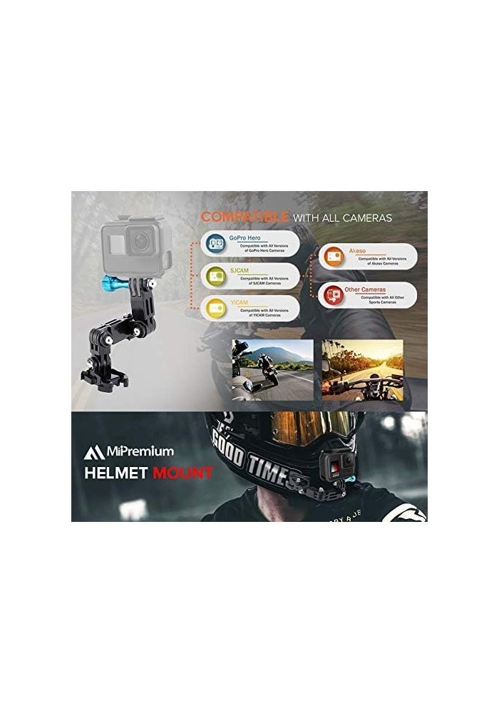 MiPremium Motorcycle Helmet Chin Mount Kit for GoPro and Other Action Cameras - Image 2