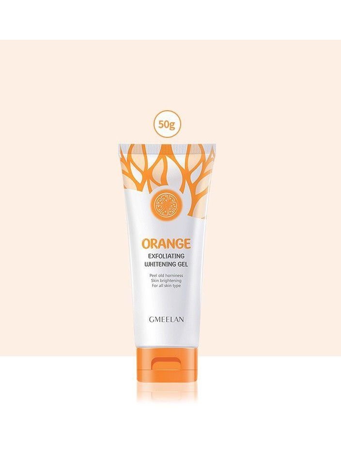 GMEELAN Gmeelan Orange Exfoliating Whitening Gel, Orange Exfoliating Gel Scrub, Exfoliating Whitening Gel, Orange Whitening Exfoliating Cream  - Image 1