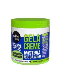Salon Line Salon Line - Linha #ToDeCacho (GelaCreme) - Gel Creme Fixante + Gelatina 500 Gr - (#ImWithCurls (GelCream) - Fixing Cream Gel + Gelatin Net 17.64 Oz)  - Image 1