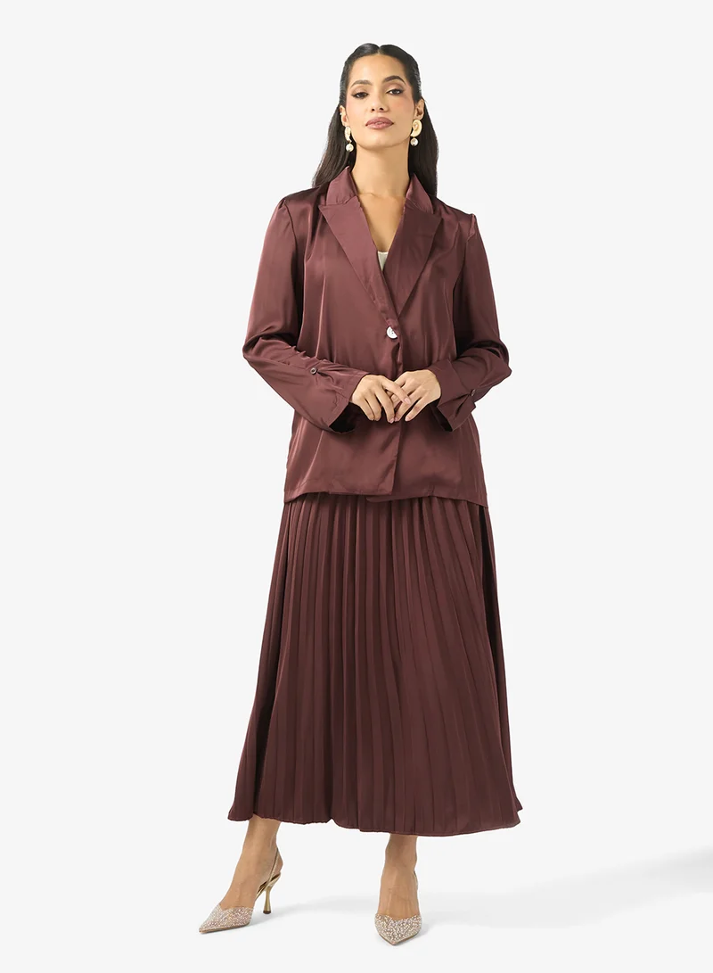 Khizana  Blazer & Pleated Skirt Set for Women | Best Price UAE