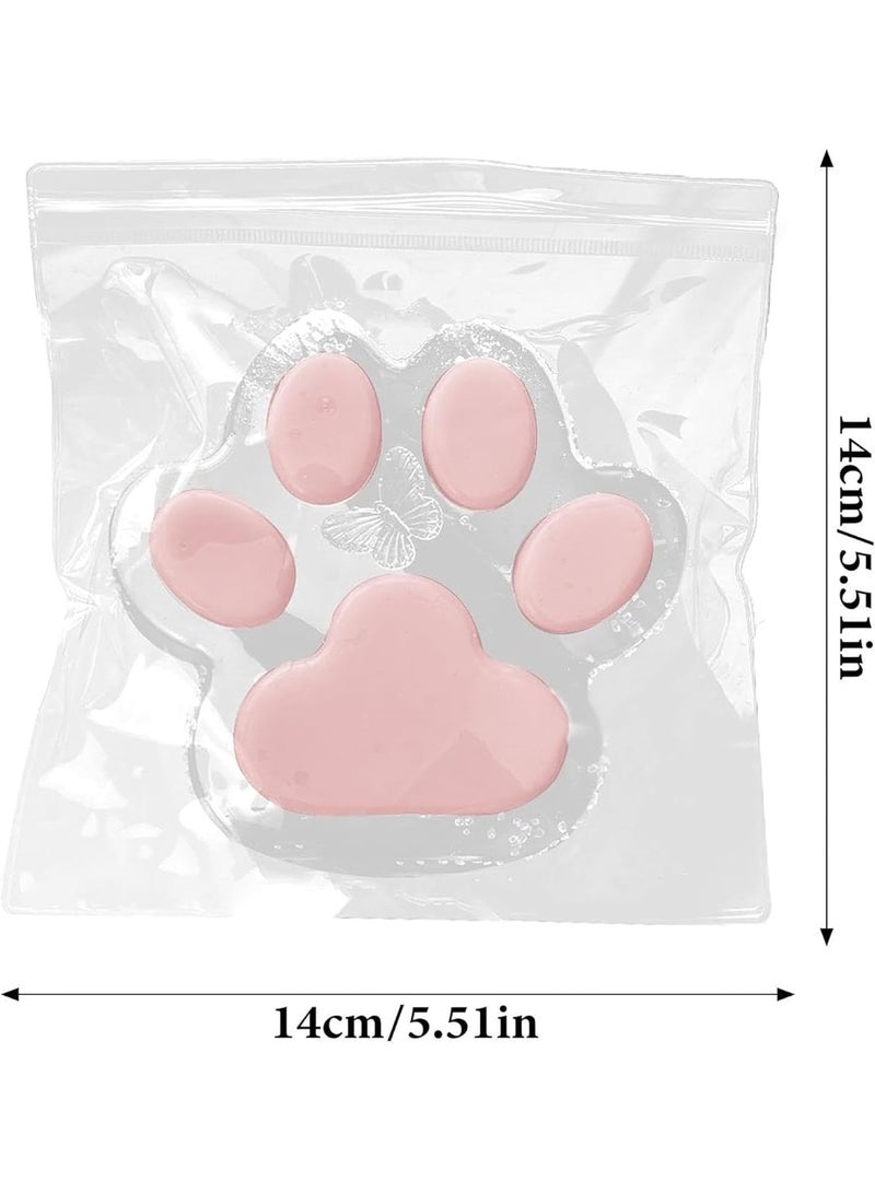 Handmade Big Cute Clear Taba Squishy Cat Paw Squeeze Toys for Stress Relief - Image 3