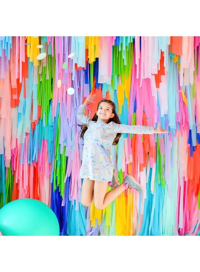 لياكم 8 لفات من زينة الحفلات بألوان الباستيل - مجموعة شرائط ورقية مجعدة (Crepe Paper) بـ 8 ألوان باستيلية ناعمة، مثالية لحفلات الزفاف، وحفلات استقبال المولود والعروس، وحفلات الخطوبة، وأعياد الميلاد، وعيد الحب. - Image 3