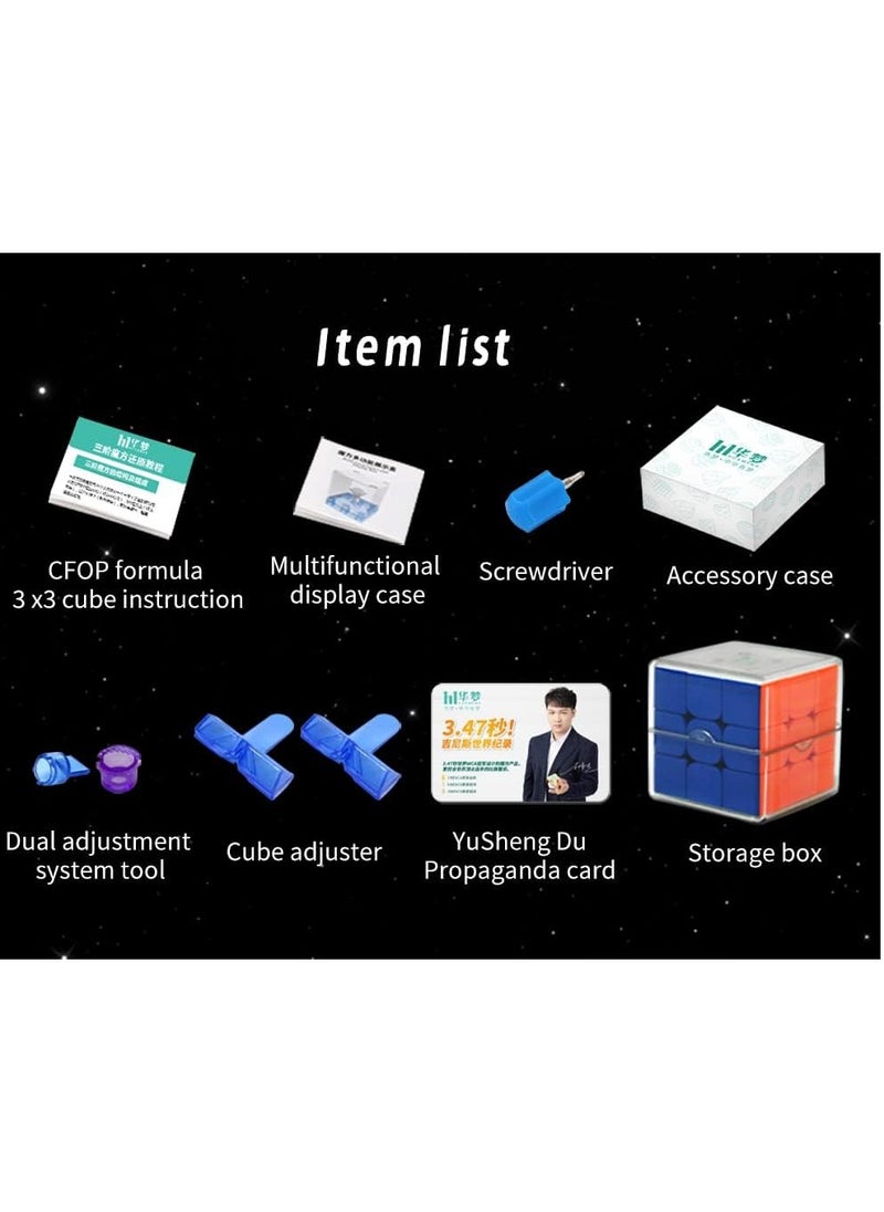 MoYu - MoYu HUAMENG YS3M Maglev With Ball Core 3X3 Latest 2023 Version Stickerless Speedcube - Image 1