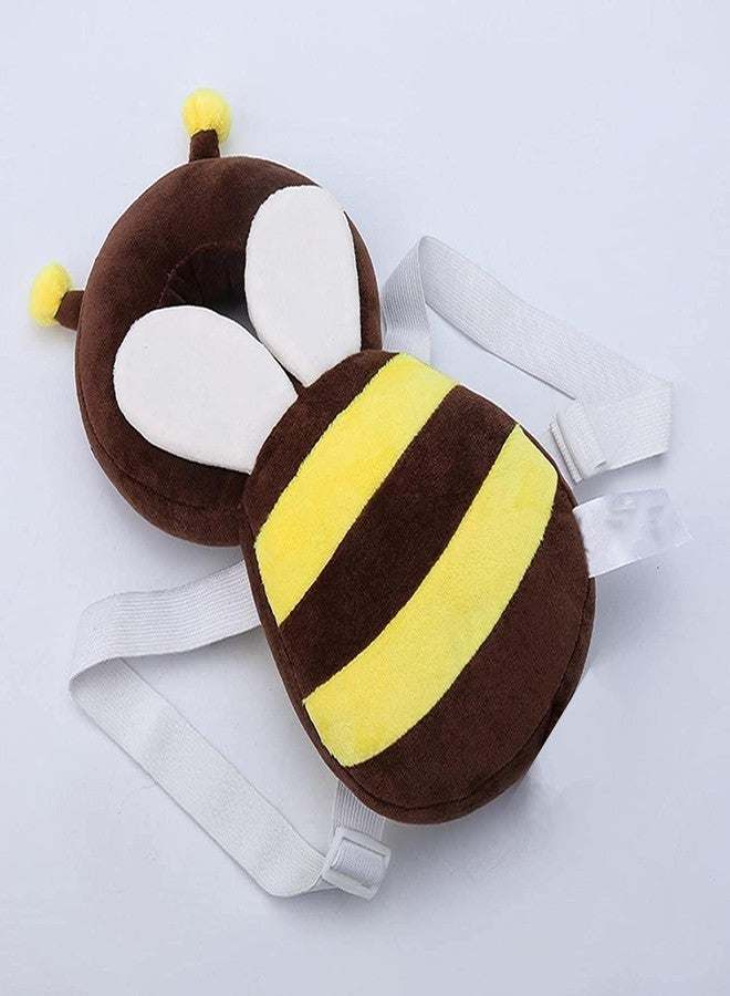Synlark Baby Toddlers Kids Child Head Back Safety Protector Pad Cushion Pillow with Straps (Brown) - Image 5