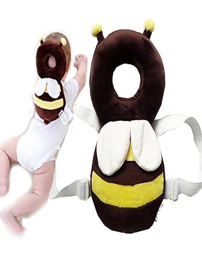 Synlark Baby Toddlers Kids Child Head Back Safety Protector Pad Cushion Pillow with Straps (Brown) - Image 2