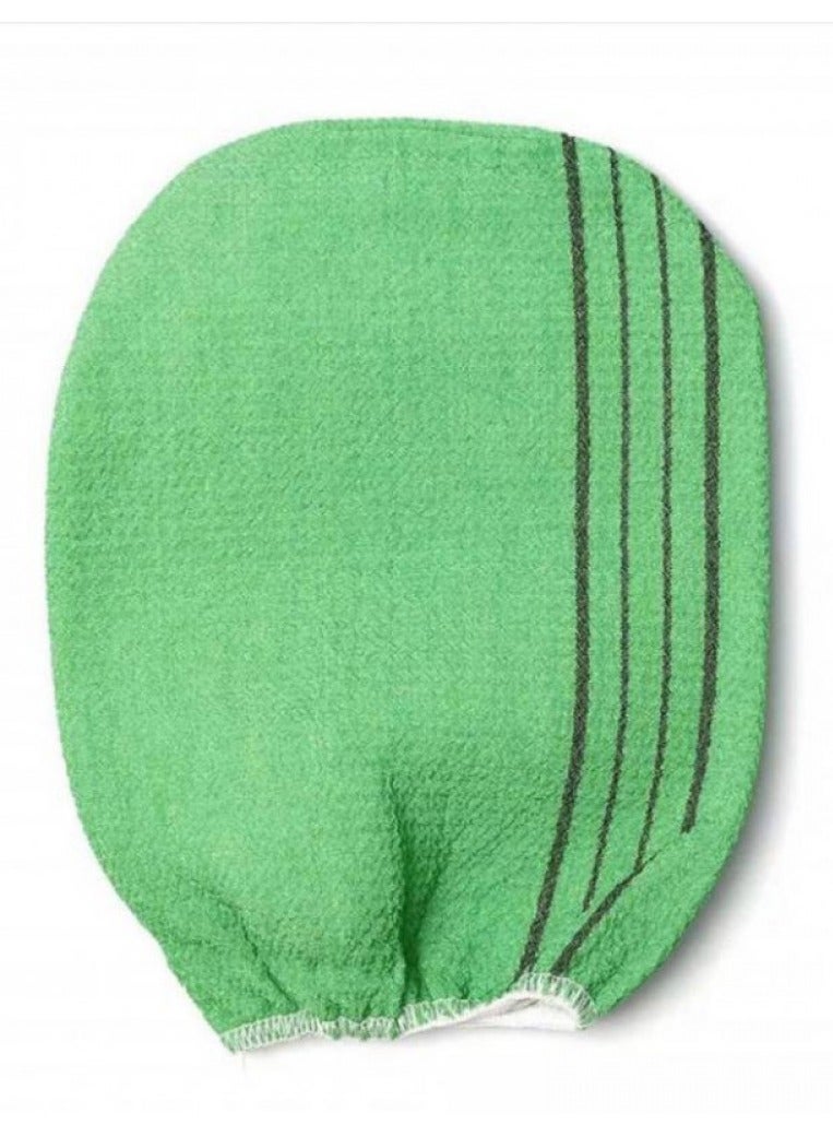 Shower fiber to remove dead skin from the body green color (Korean fiber) 