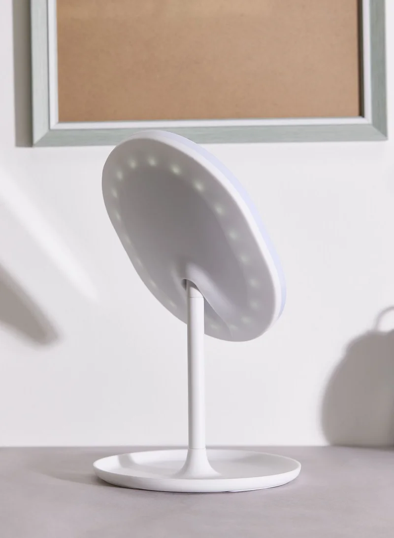Pink Cactus Led Mirror